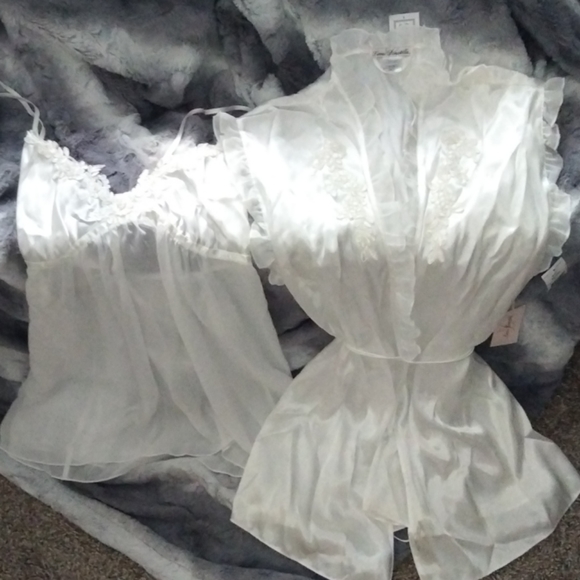 Other - 3 piece white lingerie set. NWT